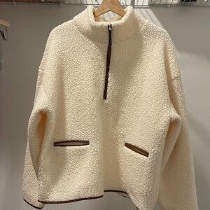 Hudson North Fleece Sweater - Cream - Size L